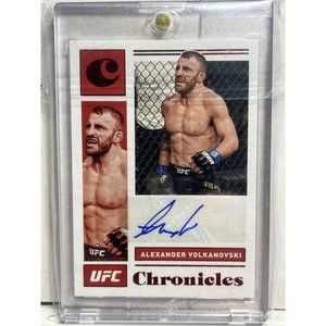 2021 UFC Chronicles Alexander Volkanovski Auto Chronicles Autograph Card #CS-AVK